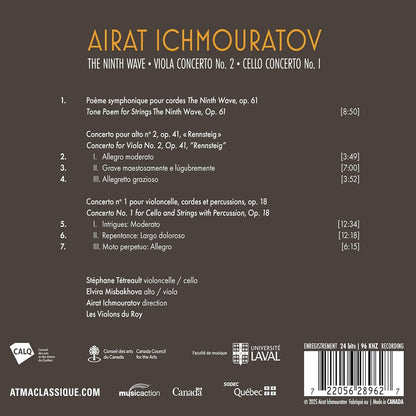 Airat Ichmouratov: The Ninth Wave/Viola Concerto No. 2/Cello...