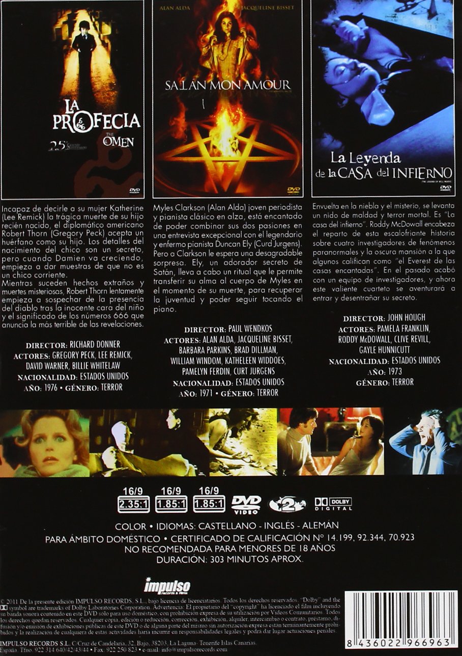 Pack Cine Terror Psicologico (3 Dvds)