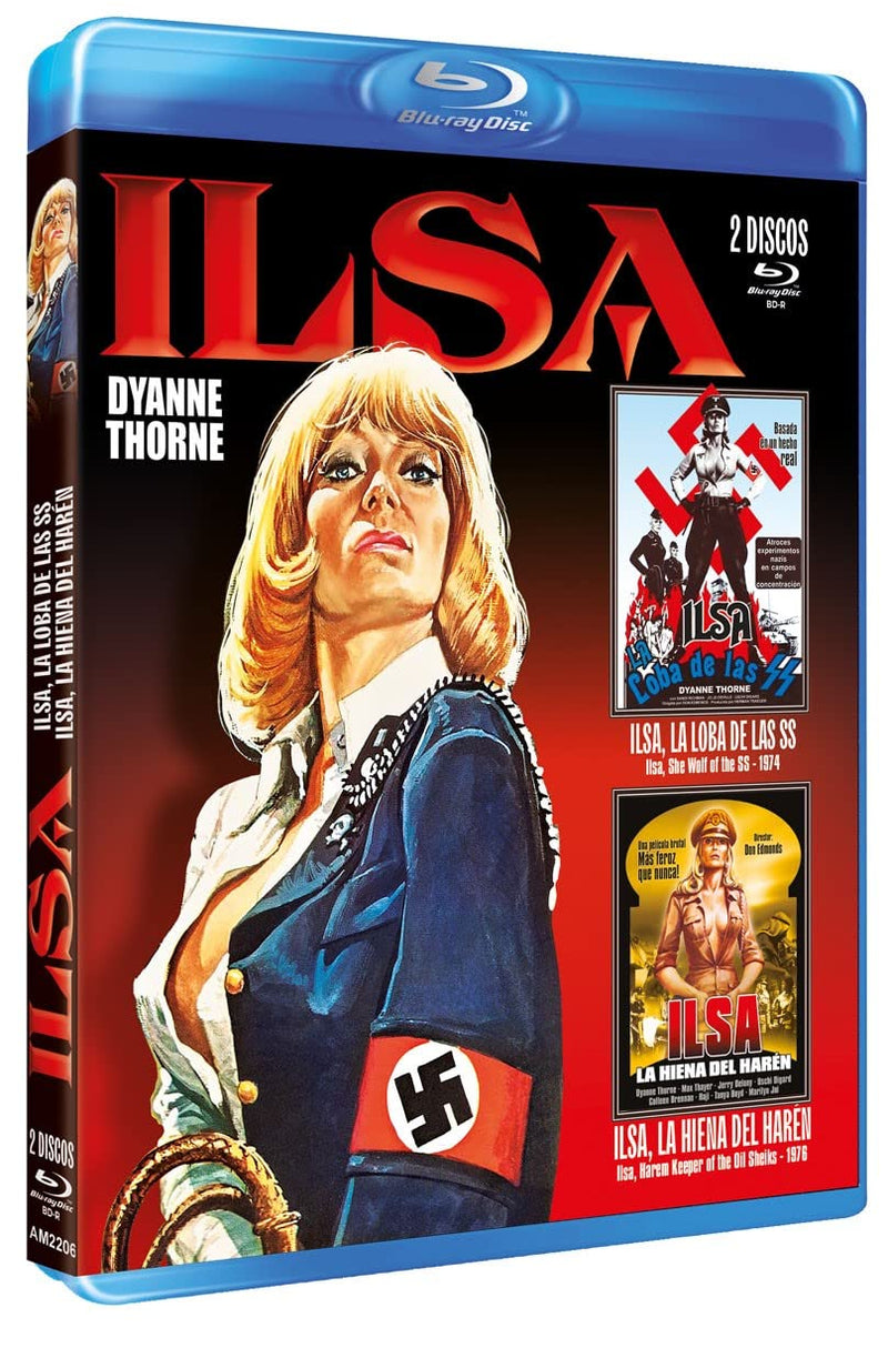 Ilsa She Wolf of the SS / Ilsa, Harem Keeper of the Oil Sheiks  (Blu-Ray