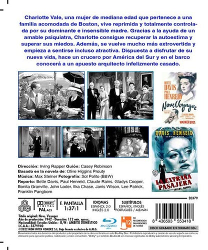 La extraña pasajera BD-R (1942) - Now, Voyager