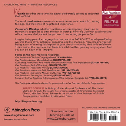 Five Practices - Passionate Worship (Five Practices of Fruitful Congregations Program Resources