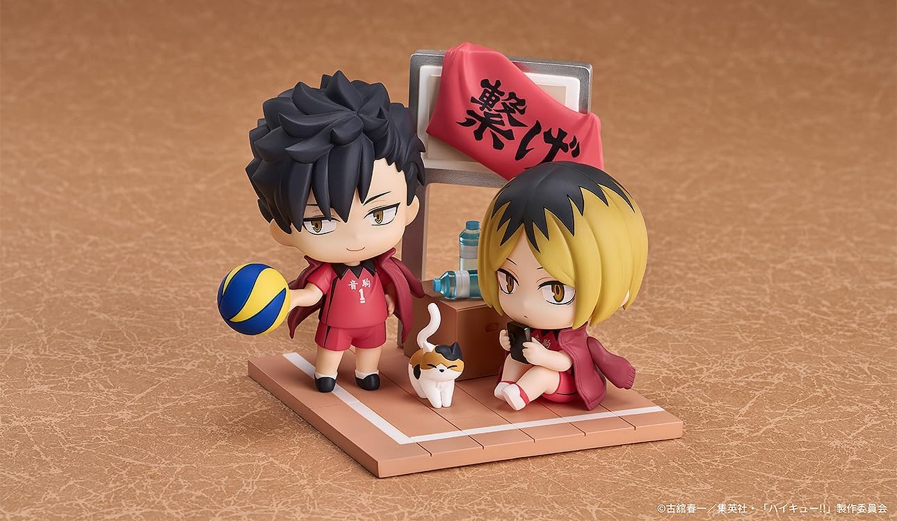 Qset+ Haikyu! Ionju Polishing & Tetsuro Kuroo Non-Scale-Kunststoff, lackiertes Endprodukt