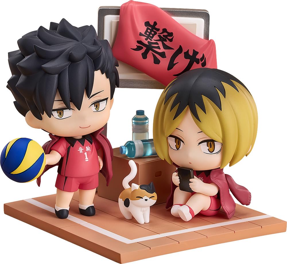 Qset+ Haikyu! Ionju Polishing & Tetsuro Kuroo Non-Scale-Kunststoff, lackiertes Endprodukt