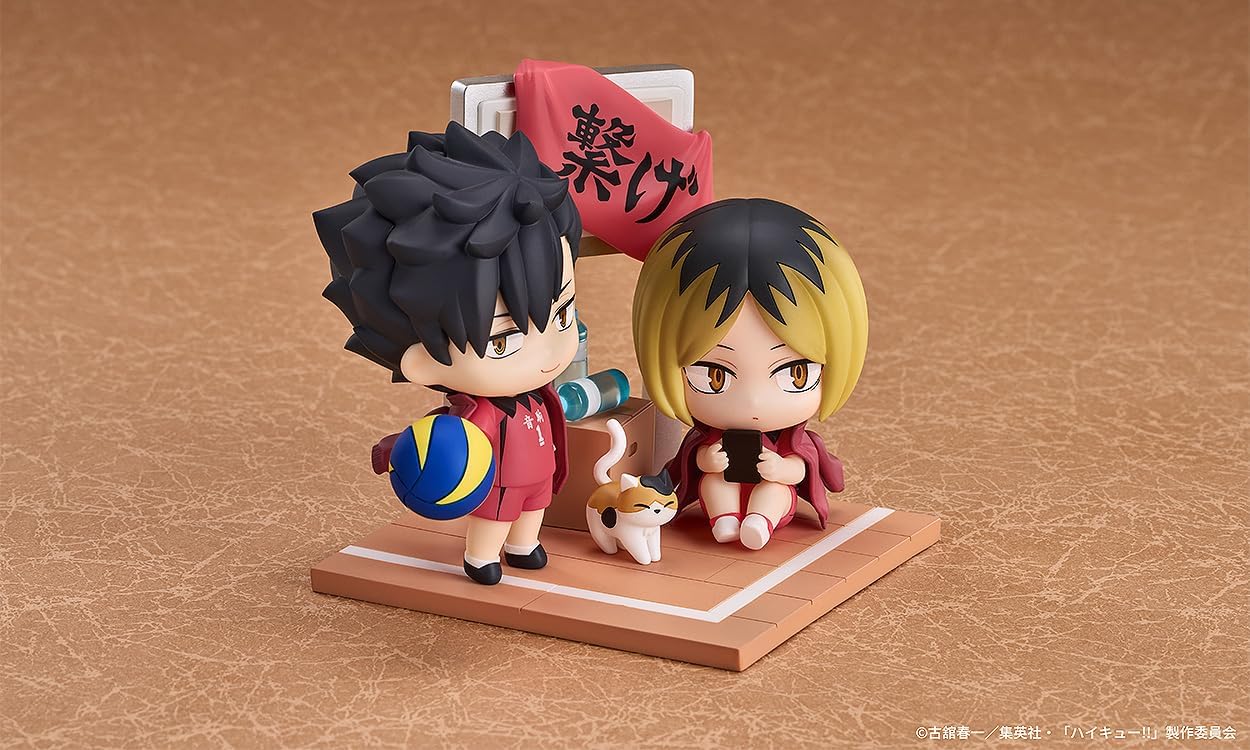 Qset+ Haikyu! Ionju Polishing & Tetsuro Kuroo Non-Scale-Kunststoff, lackiertes Endprodukt