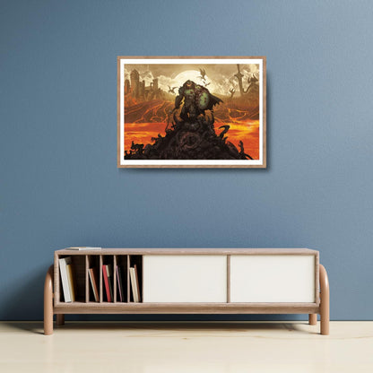 FaNaTtik DOOM: The Dark Ages Limited Edition A3 Numbered Art Print