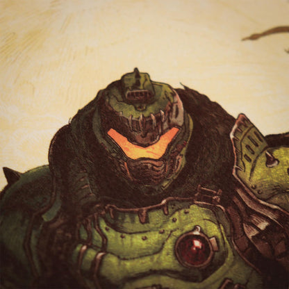 FaNaTtik DOOM: The Dark Ages Limited Edition A3 Numbered Art Print