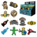 Fallout Mystery Pins Volume 2 – CDU Box of 12 Collectible Enamel Pins | Officially Licensed Blind Box Set for Gamers, Fans & Collectors