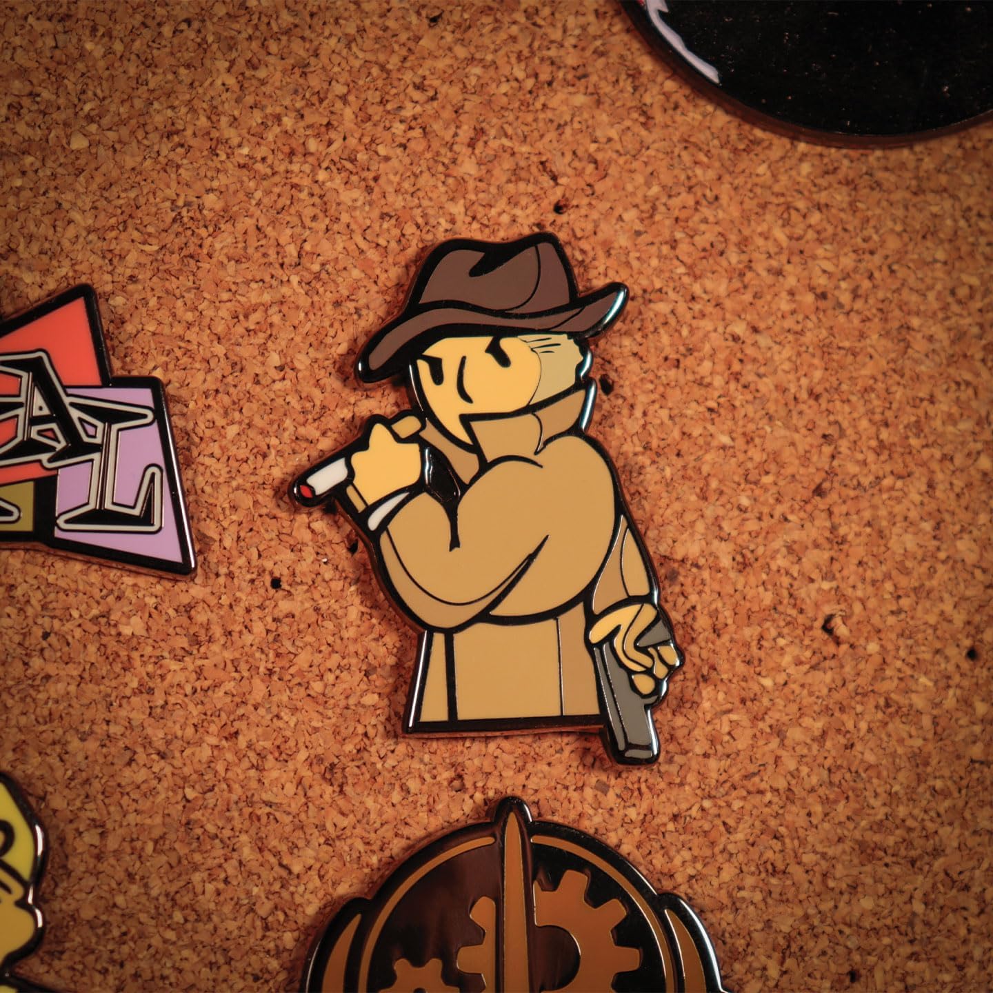 Fallout Mystery Pins Volume 2 – CDU Box of 12 Collectible Enamel Pins | Officially Licensed Blind Box Set for Gamers, Fans & Collectors