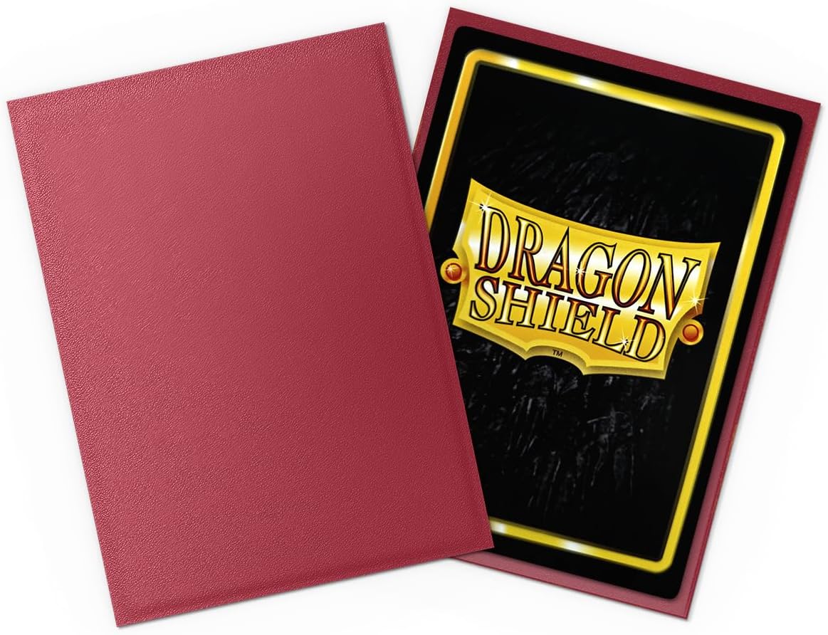 Dragon Shield | Standard Size Card Matte Sleeves | 100 CT - Non Glare Smooth & Tough Premium TCG Sleeves | Compatible with Pokemon, Flesh & Blood, One Piece & Magic The Gathering