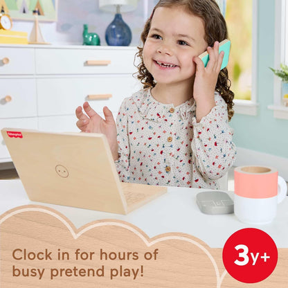 Fisher Price Wooden Work From Home Set