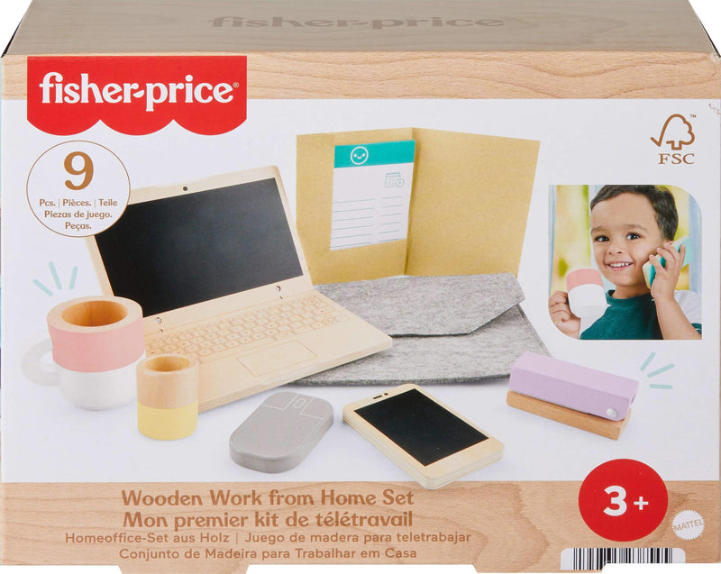 Fisher Price Wooden Work From Home Set