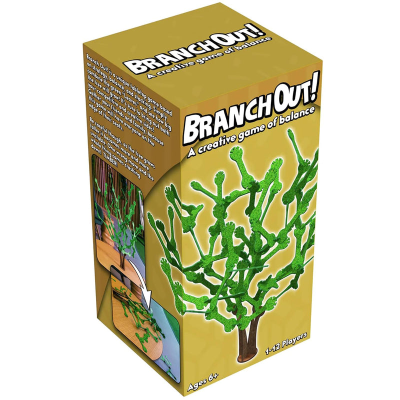 Branch Out! - A Creative Game of Balance, Strategize & Stack Leaves On The Tree to See How High You Can Go, Tabletop, Family-Kids Ages 6+, 1+ Players