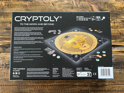 CRYPTOLY - The Bitcoin Strategy Game for the Whole Family! English Language Version, 2-6 Players from 8 Years, Board Game for Children and Adults