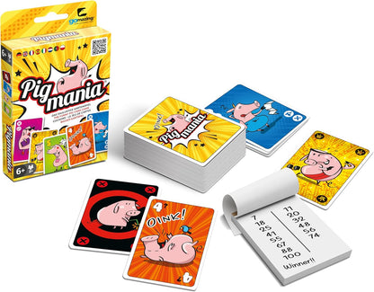 Pigmania Card Game for Children and Adults from 6 Years - Family Game for 2 to 10 Players - Travel Game and Holiday Game - FSC Certified Paper - Plastic-Free - Fun Board Game