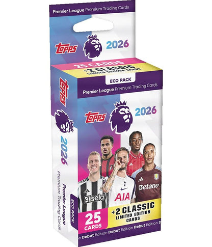 Topps Premier League 2025/26 Eco Pack Trading Cards
