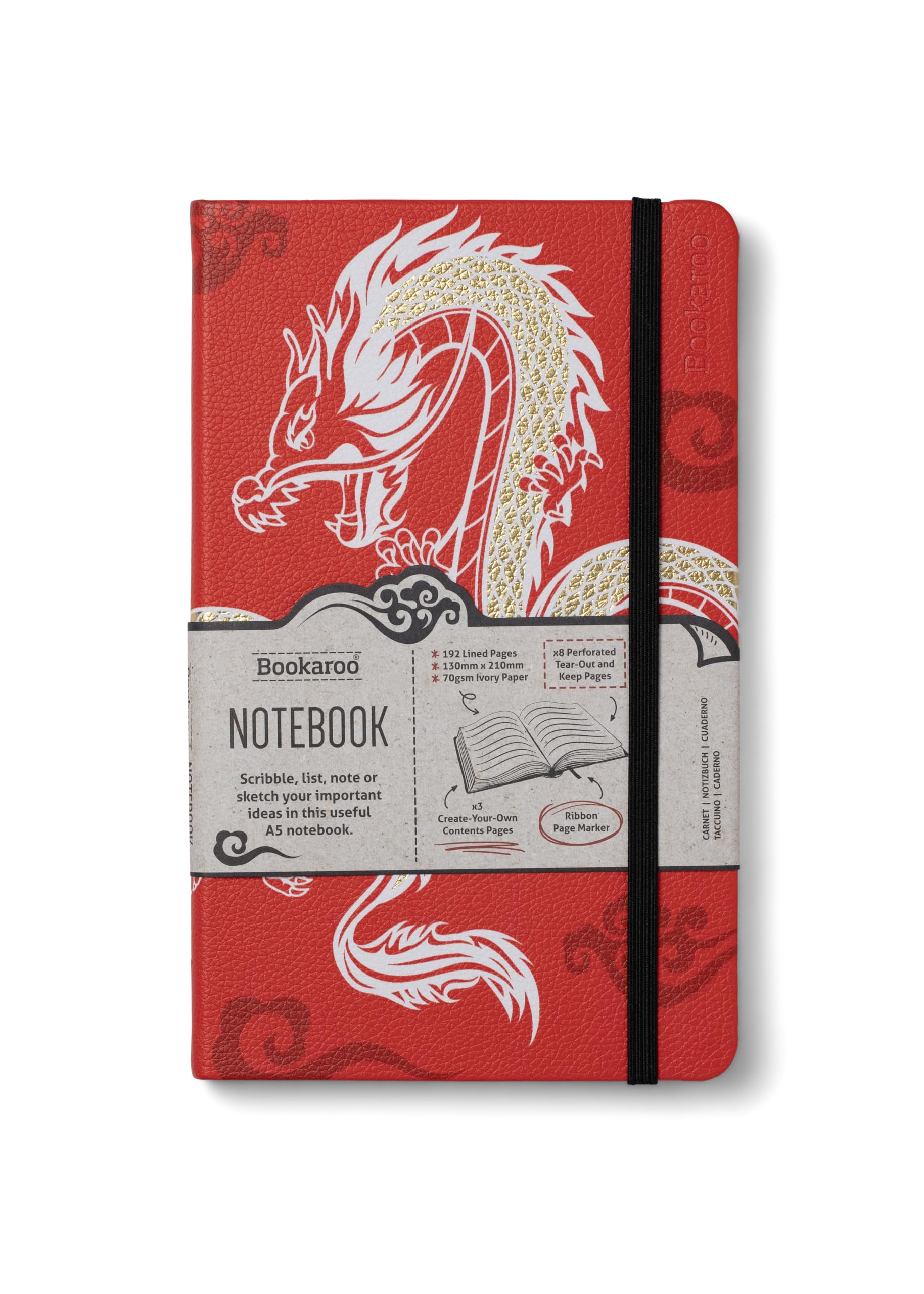 IF Bookaroo Notebook A5 Journal - Warrior Dragon