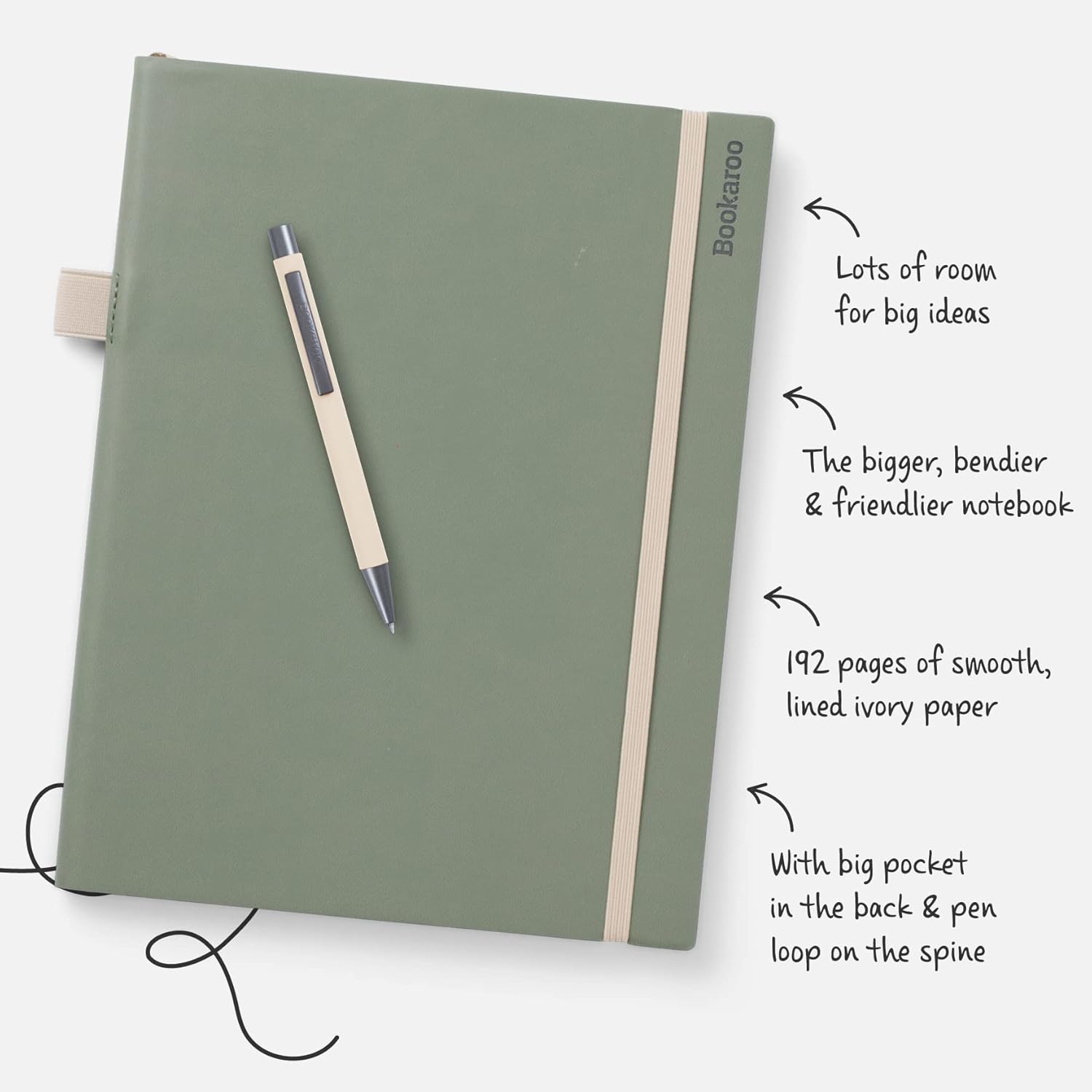 IF IBookaroo Bigger Things Notebook Journal