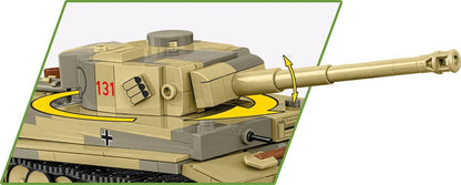 COBI PANZER VI TIGER I no 131, 18 cm x 7.5 cm x 6 cm, Beige