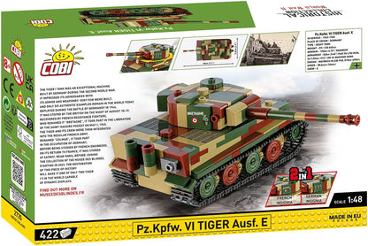 COBI Pz.Kpfw. VI TIGER Ausf. E, Green, Grey
