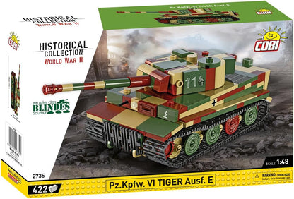 COBI Pz.Kpfw. VI TIGER Ausf. E, Green, Grey