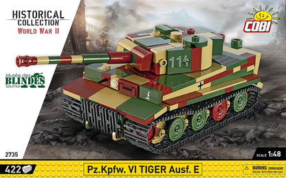 COBI Pz.Kpfw. VI TIGER Ausf. E, Green, Grey