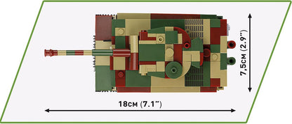 COBI Pz.Kpfw. VI TIGER Ausf. E, Green, Grey
