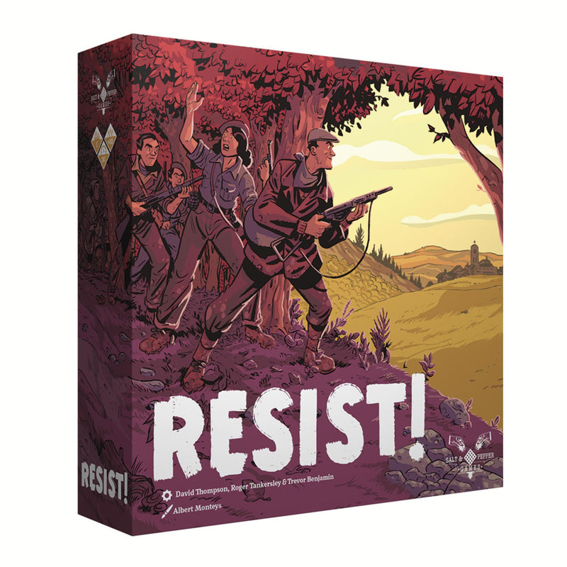 Salt and Pepper Games | Resist! | Card Game | Fast Solo Game | for Single Player | Ages 10+ | Français