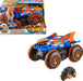 Hot Wheels Monstertrucks, speelgoedvoertuig met afstandsbediening, grote Tijgerhaaiklimmer met 3 speelstanden voor racen, klimmen en stunten, JFR39