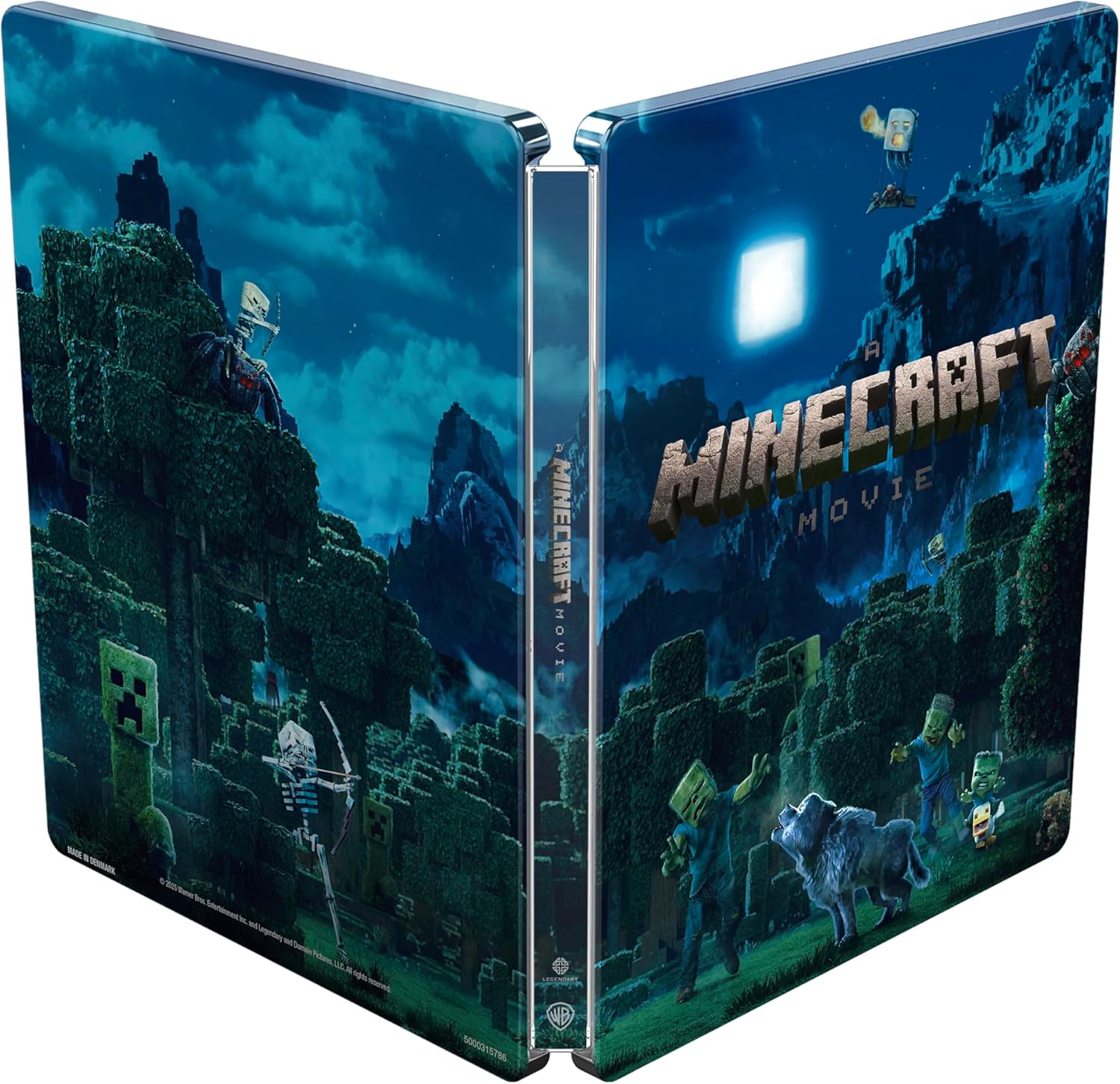 Minecraft Night Scene w.APET Steelbook