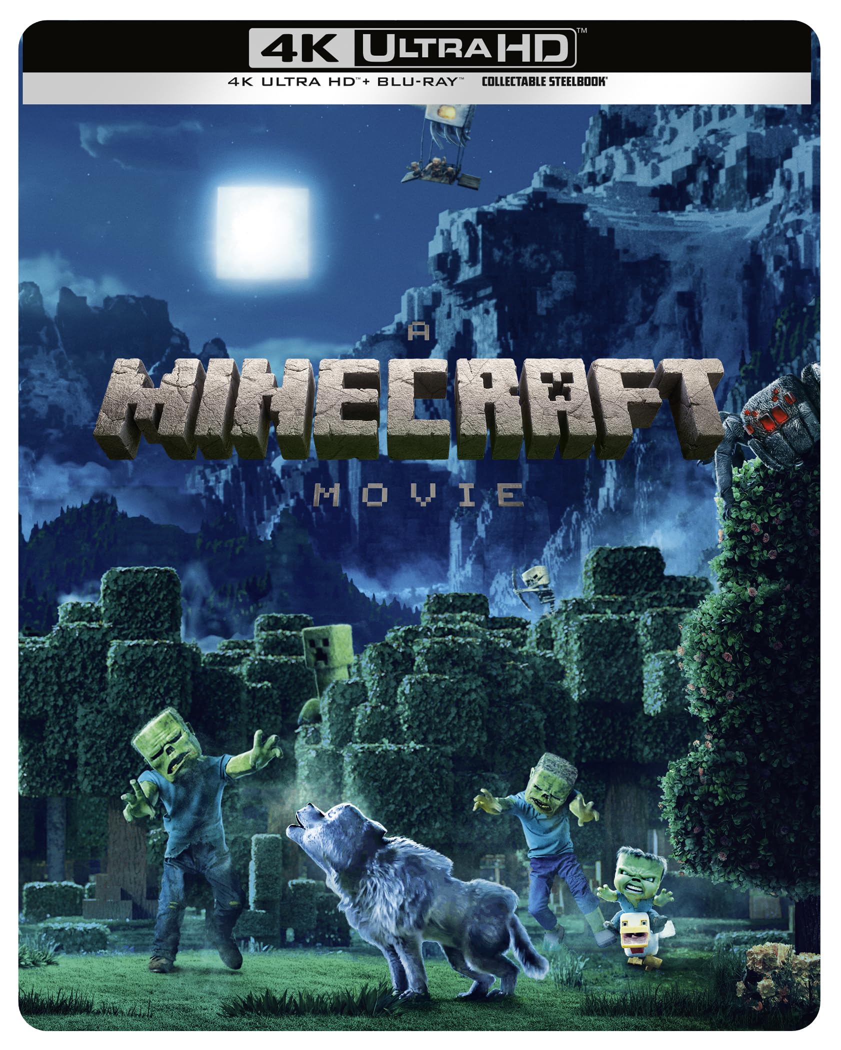 Minecraft Night Scene w.APET Steelbook
