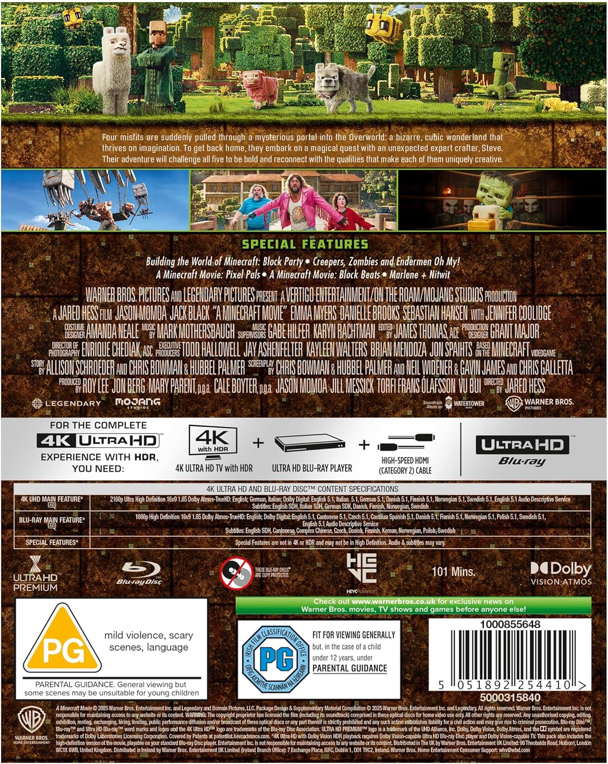 Minecraft Night Scene w.APET Steelbook