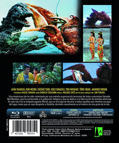 Ebirah, Horror of the Deep ( Gojira, Ebirâ, Mosura: Nankai no daiketto ) (Blu-Ray