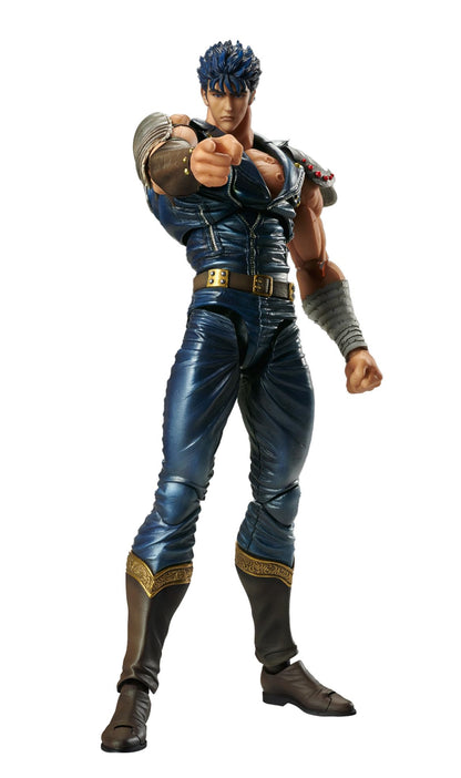 Medicos Entertainment Statue Super Action Poing de l'étoile du Nord Kenshiro, env. 175 mm, PVC, ABS et nylon, figurine peinte