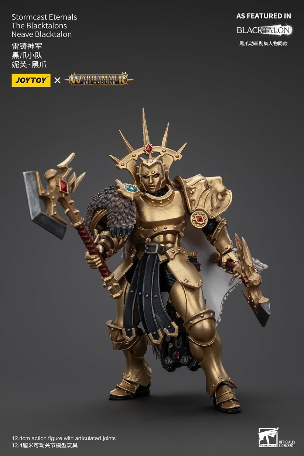 Warhammer Age of Sigmar Stormcast Eternals The Blacktalons Neave Blacktalon 1:18 Scale Action Figure