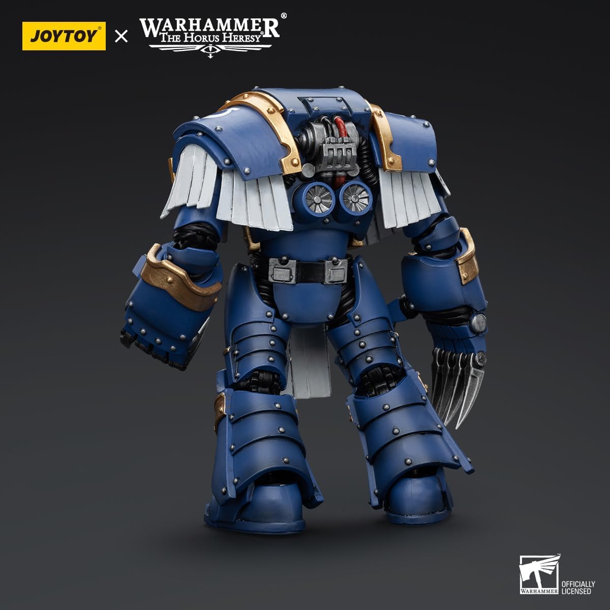 JoyToy Warhammer 40k: Ultramarines Cataphractii Terminator Squad Terminator with Lightning Claws 1:18 Scale Action Figure