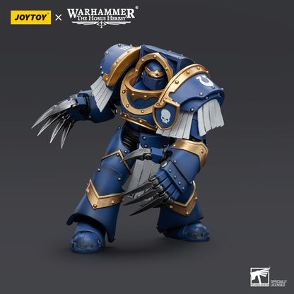 JoyToy Warhammer 40k: Ultramarines Cataphractii Terminator Squad Terminator with Lightning Claws 1:18 Scale Action Figure