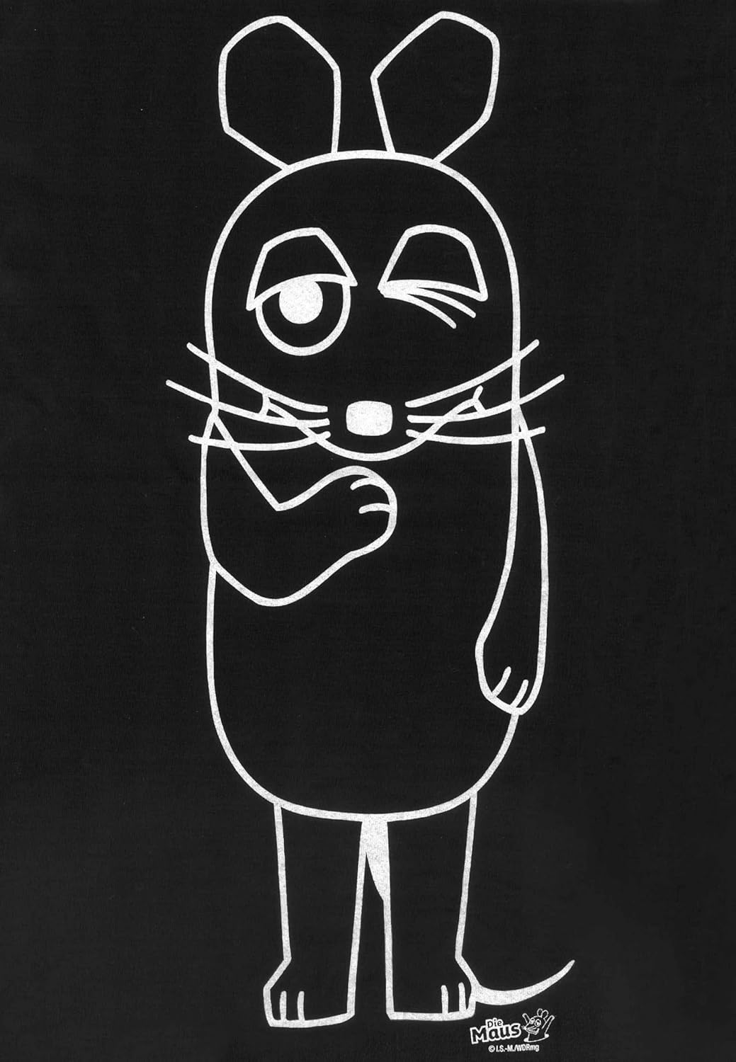 Die Sendung mit der Maus Easy Fit T-Shirt Outline