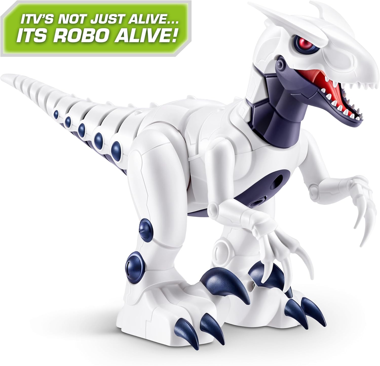 ROBO ALIVE Robo Dino Raptor Robotic, giocattolo di ZURU, dinosauro giocattolo elettronico per bambini (RAPTOR