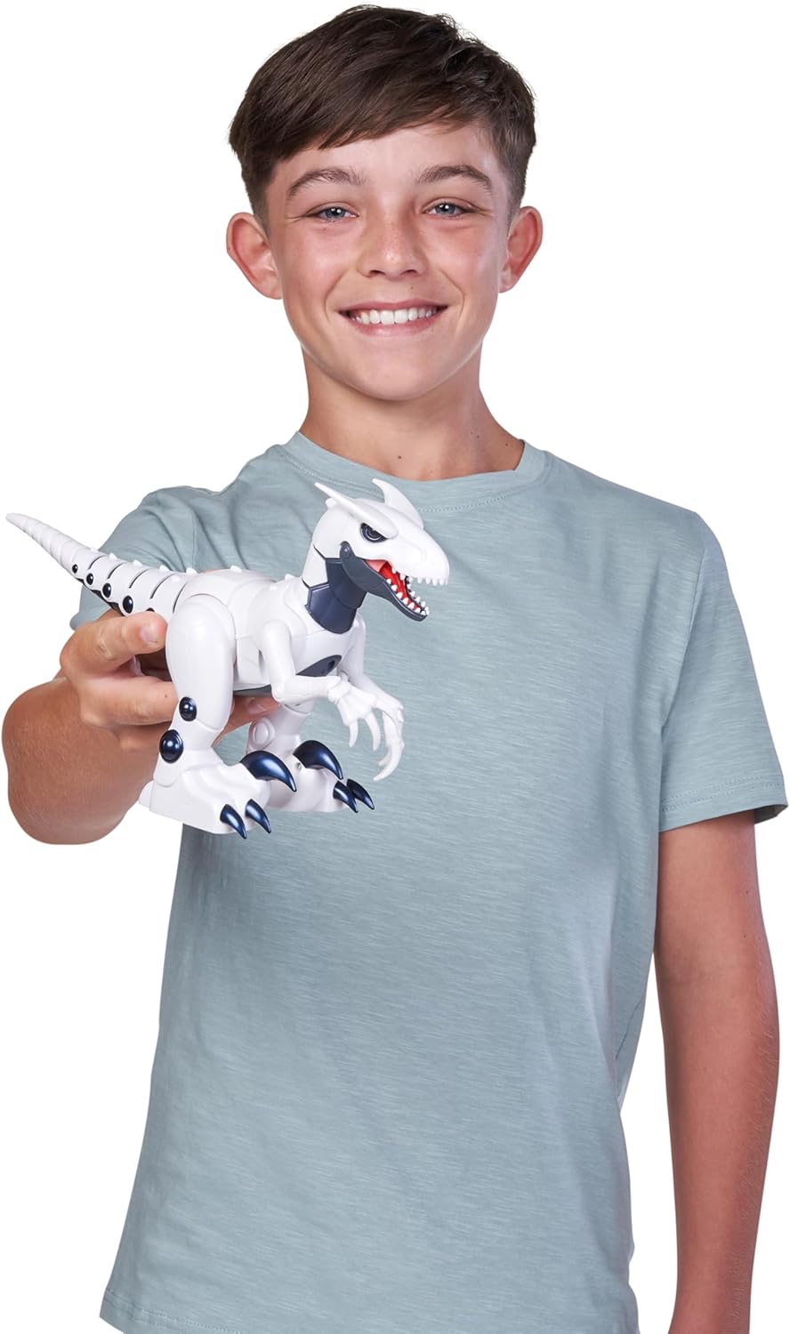 ROBO ALIVE Robo Dino Raptor Robotic, giocattolo di ZURU, dinosauro giocattolo elettronico per bambini (RAPTOR