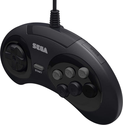 Retro-Bit Official Sega Genesis Controller 6-Button Arcade Pad for Sega Genesis - Original Port