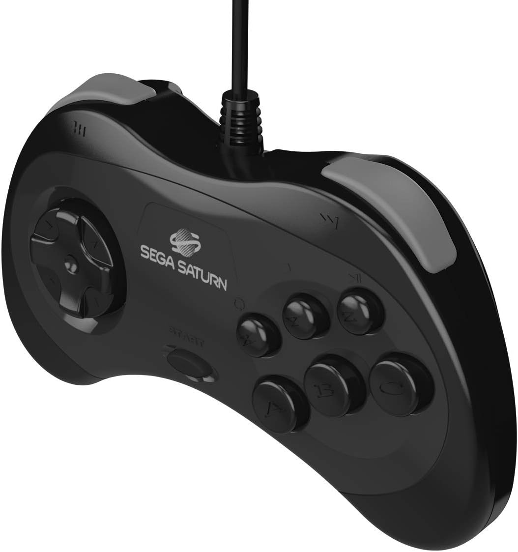 Retro-Bit Official Sega Saturn Controller Pad for Sega Saturn - Original Port