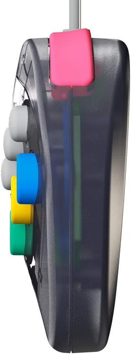 Retro-Bit Official Sega Saturn USB Controller Pad (Model 2) for Sega Genesis Mini, PS3, PC, Mac, Steam, Switch - USB Port (Slate Gray