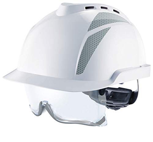 V-Gard 930 Vented Helmet White/Grey