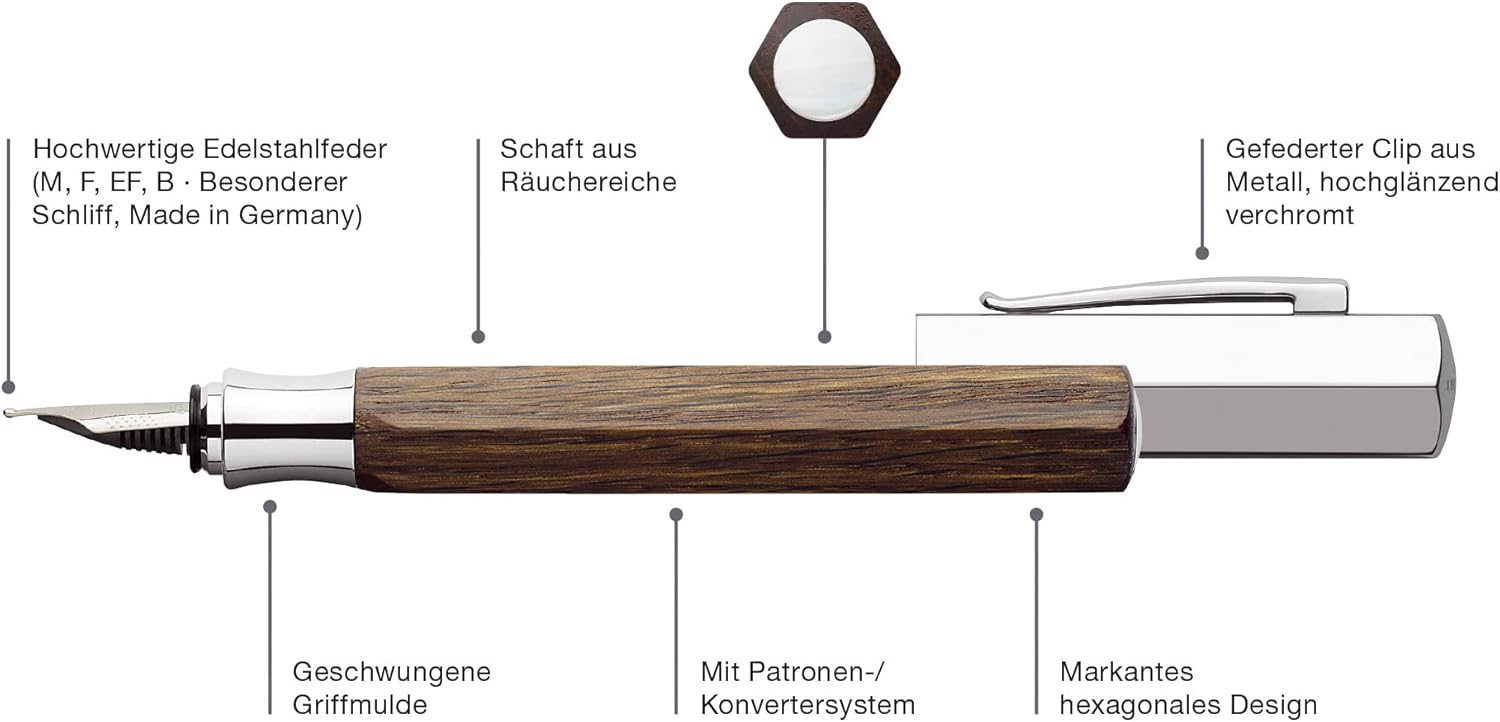 Faber-Castell Ondoro Wood Fountain Pen