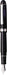 PLATINUM Japanese Fountain Pen #3776 Century Rhodium Black Diamond B/Black / 0.44-0.54 mm/Handmade / 14K Gold Nib/with Gift Box/Fountain Pen