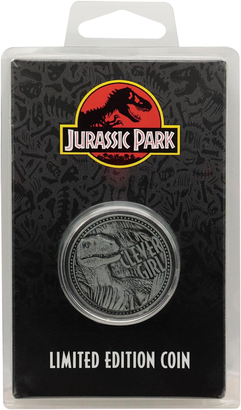 FaNaTtik Jurassic Park Limited Edition Clever Girl Raptor Collectible Coin