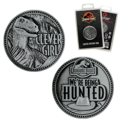 FaNaTtik Jurassic Park Limited Edition Clever Girl Raptor Collectible Coin