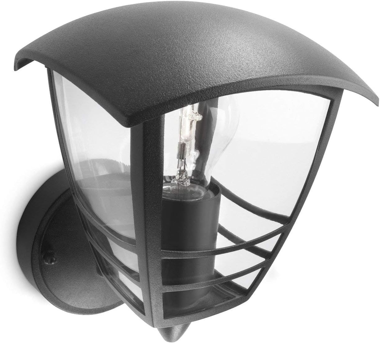 Philips LED Creek Wall Lantern Black (Up)