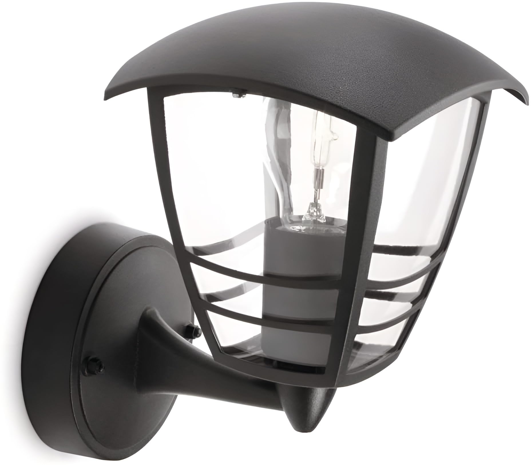 Philips LED Creek Wall Lantern Black (Up)