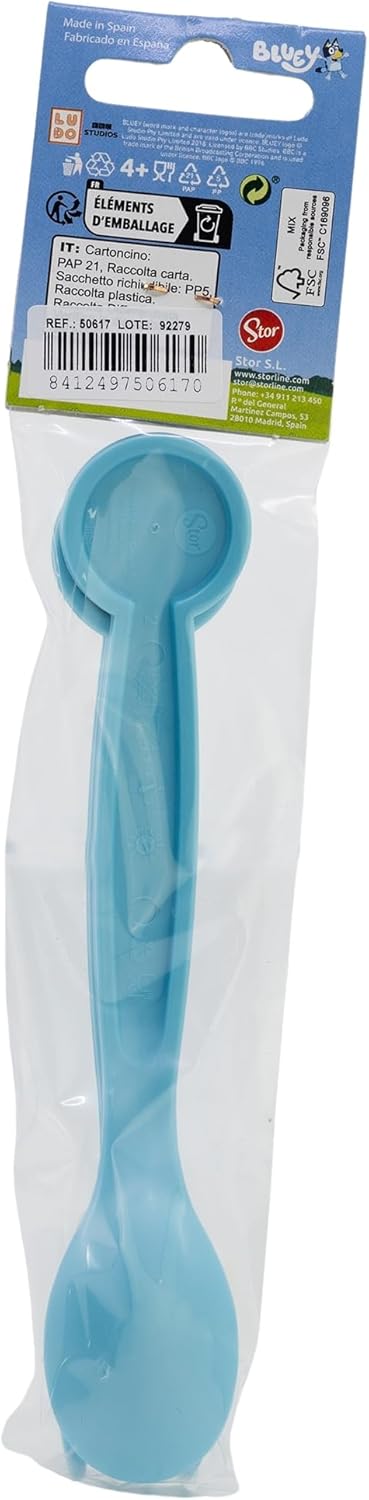 Bluey - 2 Pcs Pp Cutlery ( Spoon and Fork ) Set in Polybag